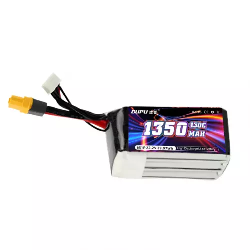 Аккумулятор DUPU 1350mAh 4S/6S 130C 150C LiPo для FPV-дронов