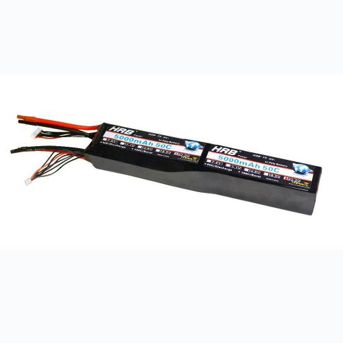 Аккумулятор HRB 12S Lipo 44.4В 5000мАч 50C XT150 XT60 Deans для Goblin 700, квадрокоптеров, E-bike