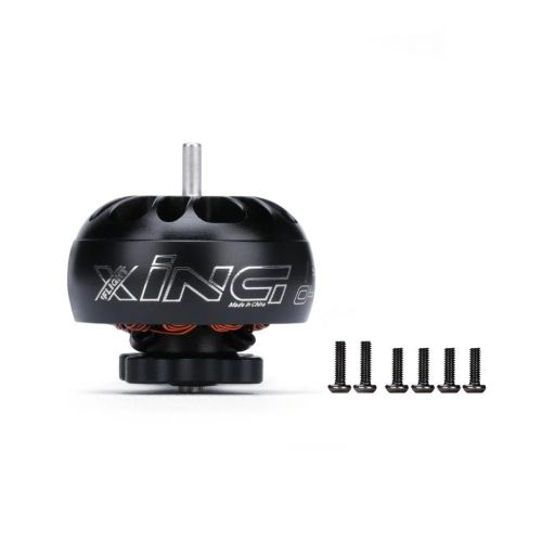 Бесколлекторный мотор iFlight XING X1404 3800KV/4600KV 2-4S для Toothpick FPV дрона, вал 2мм, черный