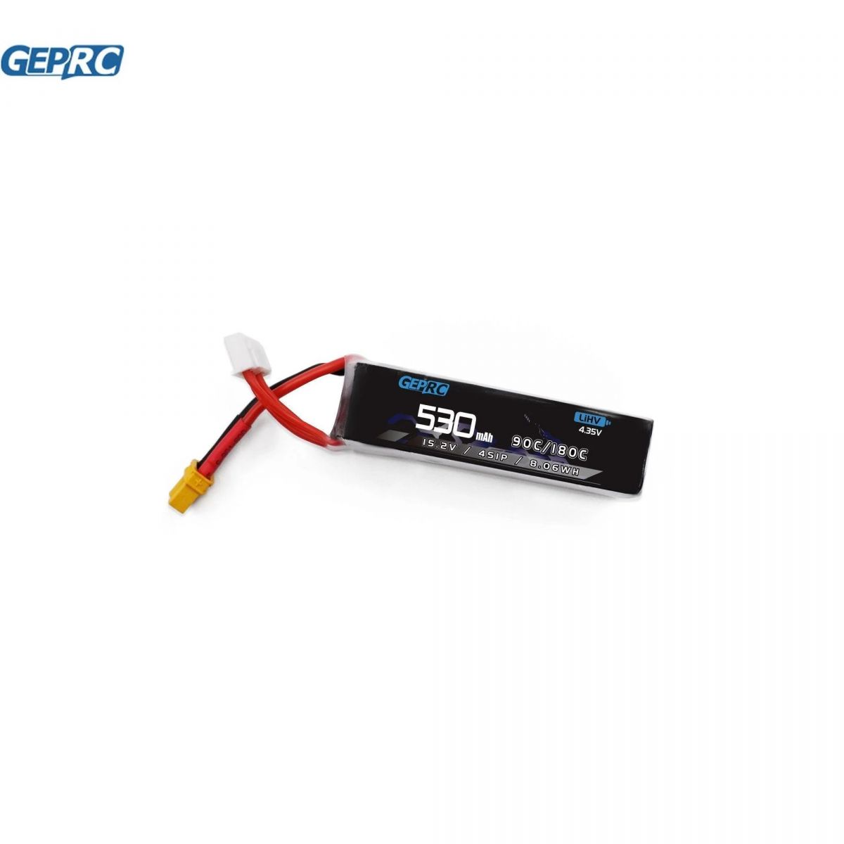 Аккумулятор GEPRC 4S 530mAh LiPo 90/180C HV 3.8V/4.35V для FPV квадрокоптеров 2-3 дюйма Аккумулятор GEPRC 4S 530mAh LiPo 90/180C HV 3.8V/4.35V для FPV квадрокоптеров 2-3 дюйма