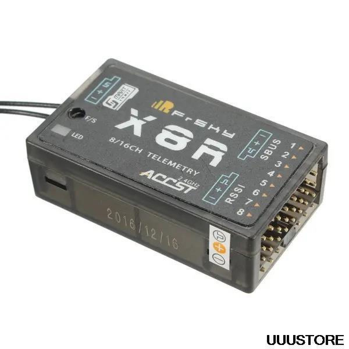 FrSky X8R — 8/16CH Телеметрический приёмник для квадрокоптера, совместим с X7 X9D X12S FrSky X8R — 8/16CH Телеметрический приёмник для квадрокоптера, совместим с X7 X9D X12S