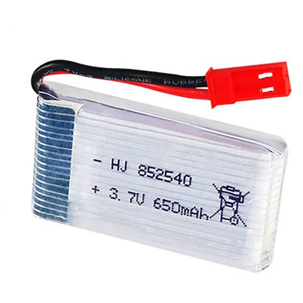 Аккумулятор LiPo 3.7В 650мАч для Syma X5c X5c-1 X5 H5c RC квадрокоптер, запасная батарея 2-6 шт Аккумулятор LiPo 3.7В 650мАч для Syma X5c X5c-1 X5 H5c RC квадрокоптер, запасная батарея 2-6 шт