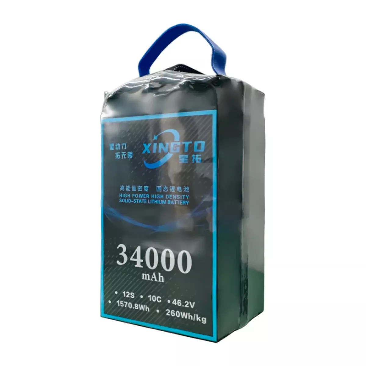 XINGTO 12S 46.2В 34000мАч 10C LiPo – высокоплотный полутвёрдый литиевый аккумулятор для БПЛА XINGTO 12S 46.2В 34000мАч 10C LiPo – высокоплотный полутвёрдый литиевый аккумулятор для БПЛА