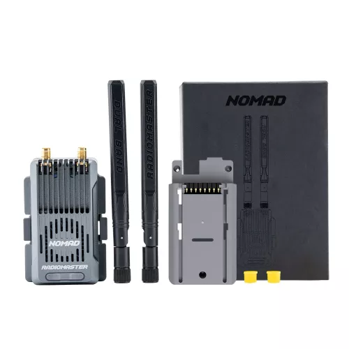 Radiomaster Nomad Dual Band 1Вт Gemini Xrossband ExpressLRS модуль с RGB-подсветкой и Nano/Micro адаптером