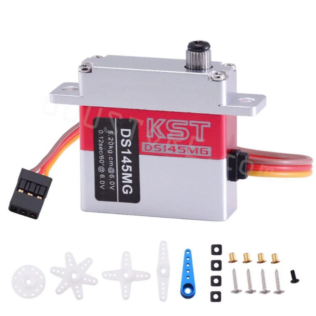 KST DS145MG сервопривод 5кг 0.12с металл. шестерни, цифровой для UAV, RC авто, робот, лодка, вертолёт KST DS145MG сервопривод 5кг 0.12с металл. шестерни, цифровой для UAV, RC авто, робот, лодка, вертолёт