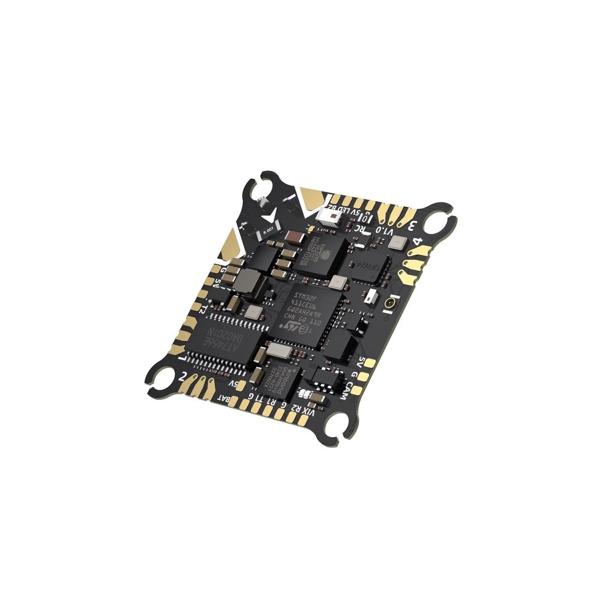 Полётный контроллер GEPRC TAKER F411-12A-E AIO 25.5x25.5мм ELRS 2.4G 12A ESC 4.2г для Whoop/Toothpick FPV Полётный контроллер GEPRC TAKER F411-12A-E AIO 25.5x25.5мм ELRS 2.4G 12A ESC 4.2г для Whoop/Toothpick FPV