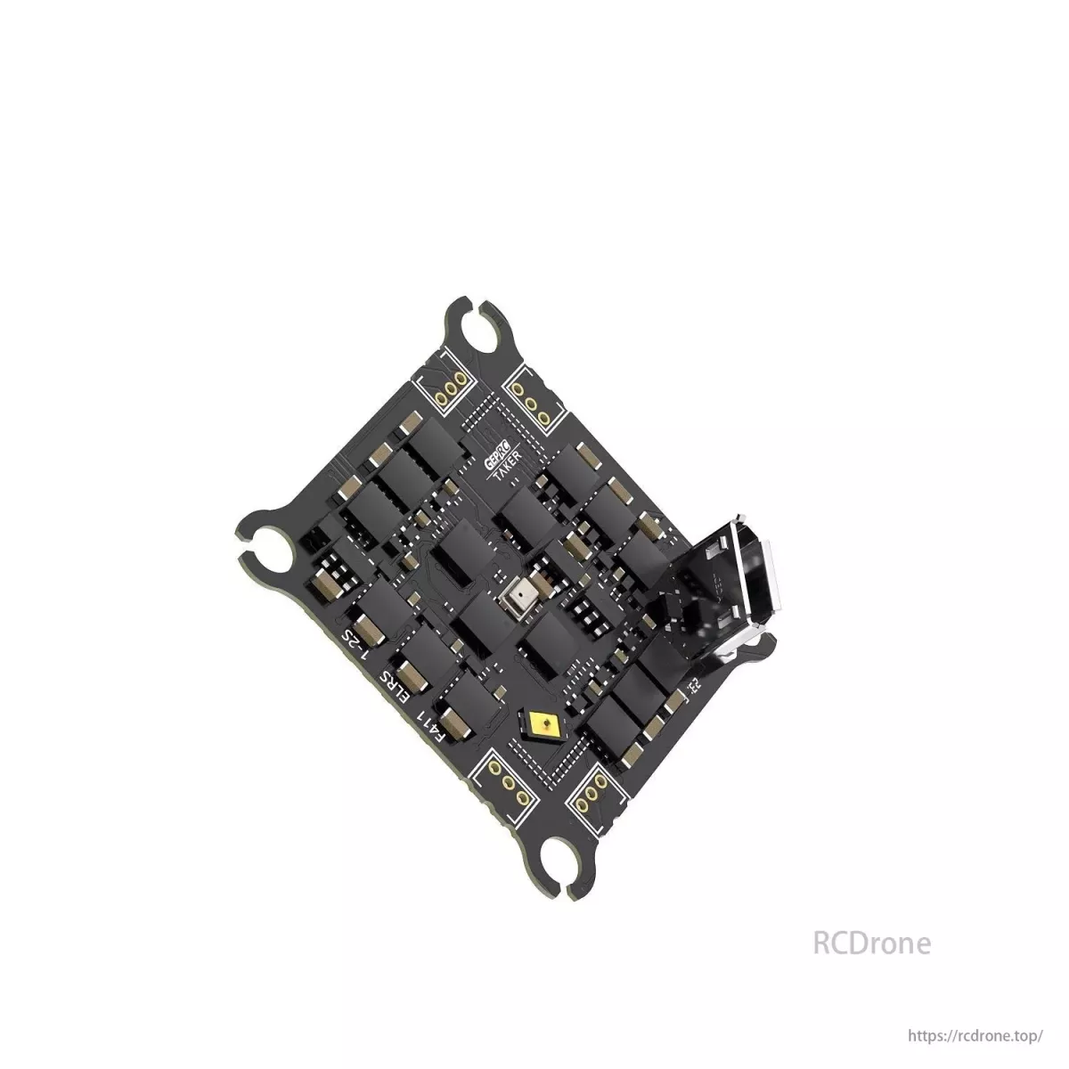 Полётный контроллер GEPRC TAKER F411-12A-E AIO 25.5x25.5мм ELRS 2.4G 12A ESC 4.2г для Whoop/Toothpick FPV Полётный контроллер GEPRC TAKER F411-12A-E AIO 25.5x25.5мм ELRS 2.4G 12A ESC 4.2г для Whoop/Toothpick FPV