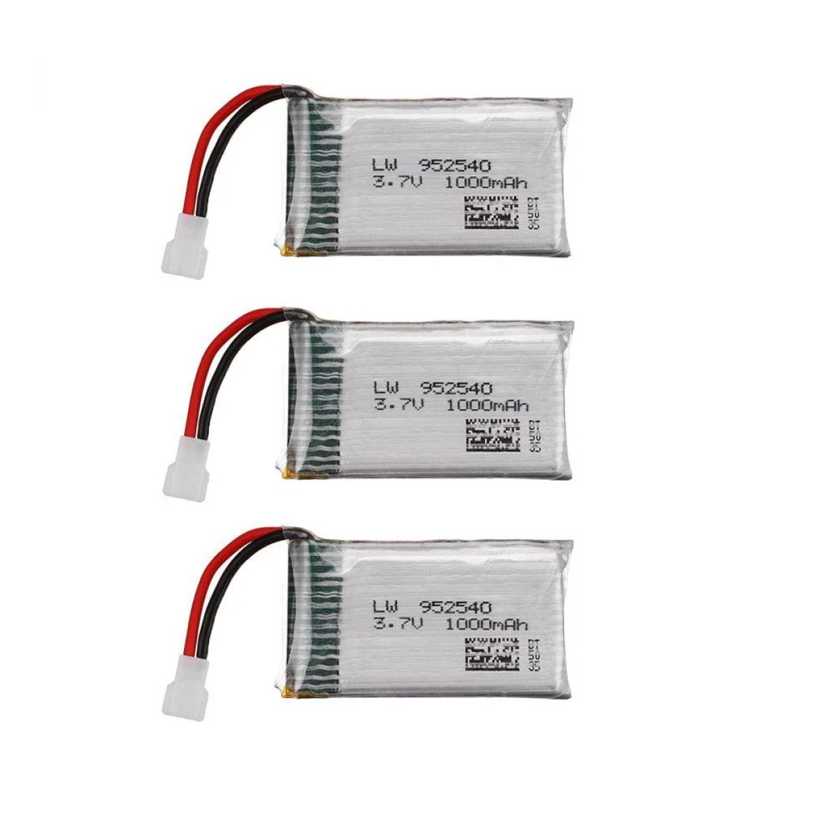Улучшенный LiPo аккумулятор 3.7В 1000мАч 25C 952540 для Syma X5, X5C, X5S, V931, CX-30 квадрокоптер Улучшенный LiPo аккумулятор 3.7В 1000мАч 25C 952540 для Syma X5, X5C, X5S, V931, CX-30 квадрокоптер