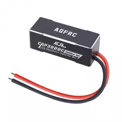 AGFRC CAP3000C алюминиевый кейс, 3000uF 16V HV суперконденсатор для 1/8 1/10 1/12 RC автомобилей