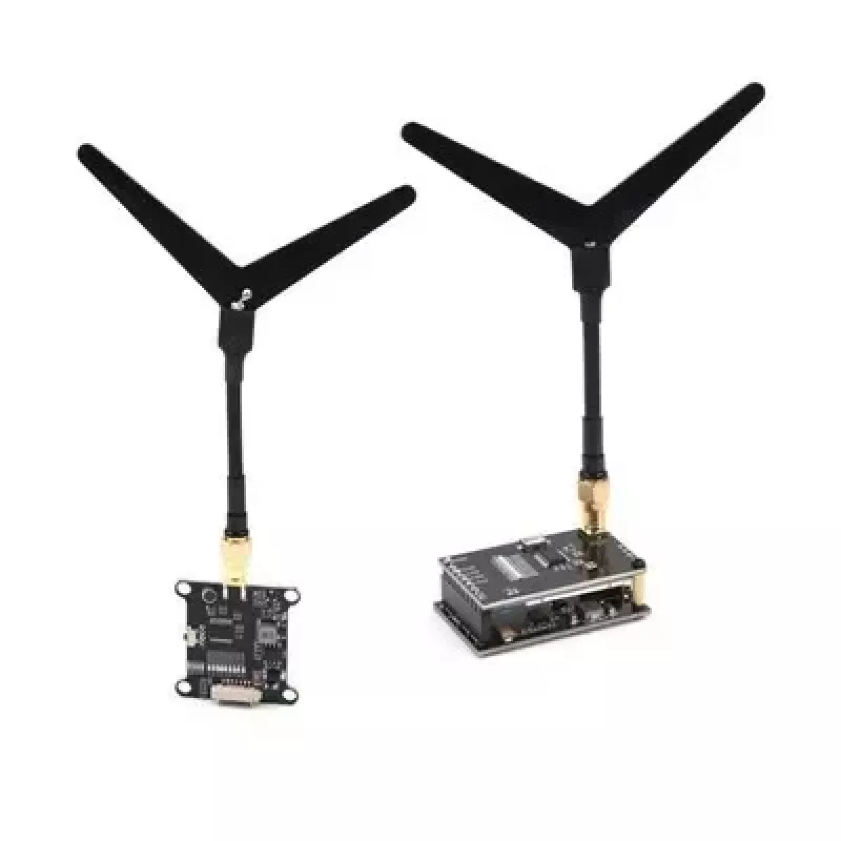 Передатчик и приёмник видеосигнала Matek 1.2G/1.3G 800mW 9CH для FPV дронов и моделей Передатчик и приёмник видеосигнала Matek 1.2G/1.3G 800mW 9CH для FPV дронов и моделей