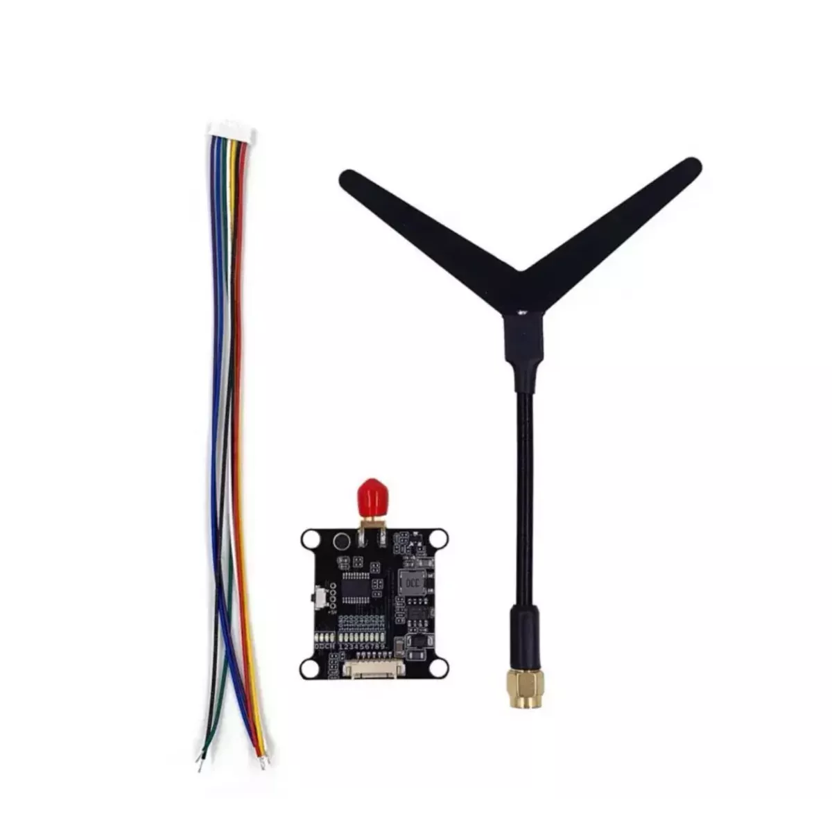 Передатчик и приёмник видеосигнала Matek 1.2G/1.3G 800mW 9CH для FPV дронов и моделей Передатчик и приёмник видеосигнала Matek 1.2G/1.3G 800mW 9CH для FPV дронов и моделей