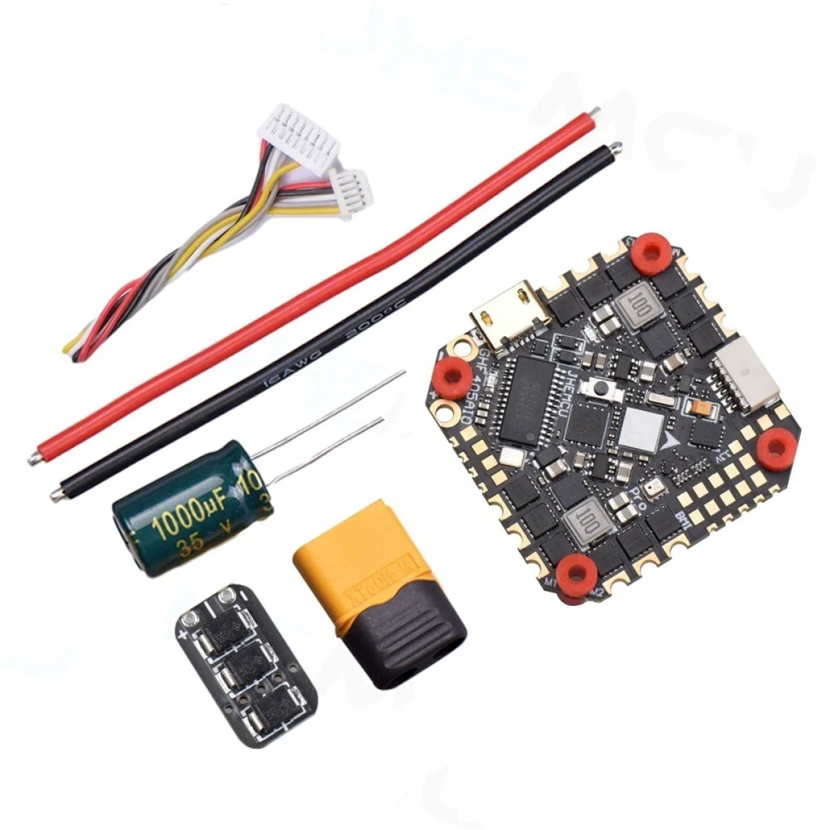 JHEMCU GHF405AIO-ICM 40A F405 Baro контроллер + 4в1 ESC 40A BLHELIS 3-6S для FPV Toothpick 25.5x25.5мм JHEMCU GHF405AIO-ICM 40A F405 Baro контроллер + 4в1 ESC 40A BLHELIS 3-6S для FPV Toothpick 25.5x25.5мм