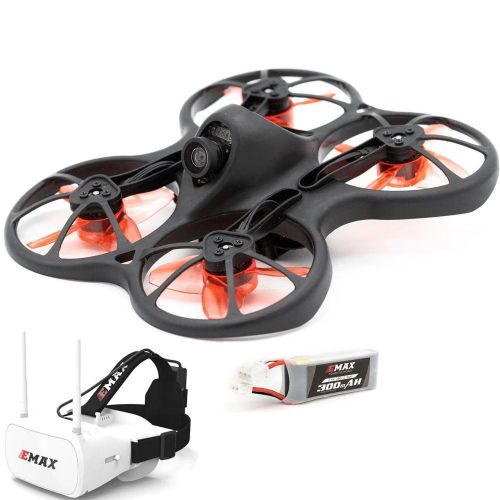 Дрон Emax Tinyhawk S 2S FPV – камера, мотор 0802 15500KV, 1/2S, 5.8G FPV очки, RC самолёт