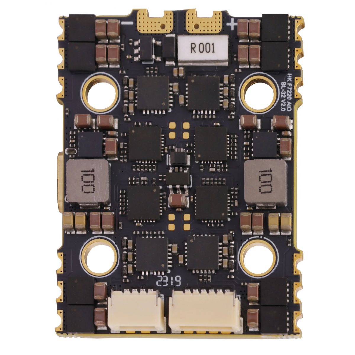 Контроллер полёта HAKRC F7220 BL32 40A AIO с 32-бит ESC, STM32F722, 2–6S, 20x20мм, барометр, Blackbox Контроллер полёта HAKRC F7220 BL32 40A AIO с 32-бит ESC, STM32F722, 2–6S, 20x20мм, барометр, Blackbox