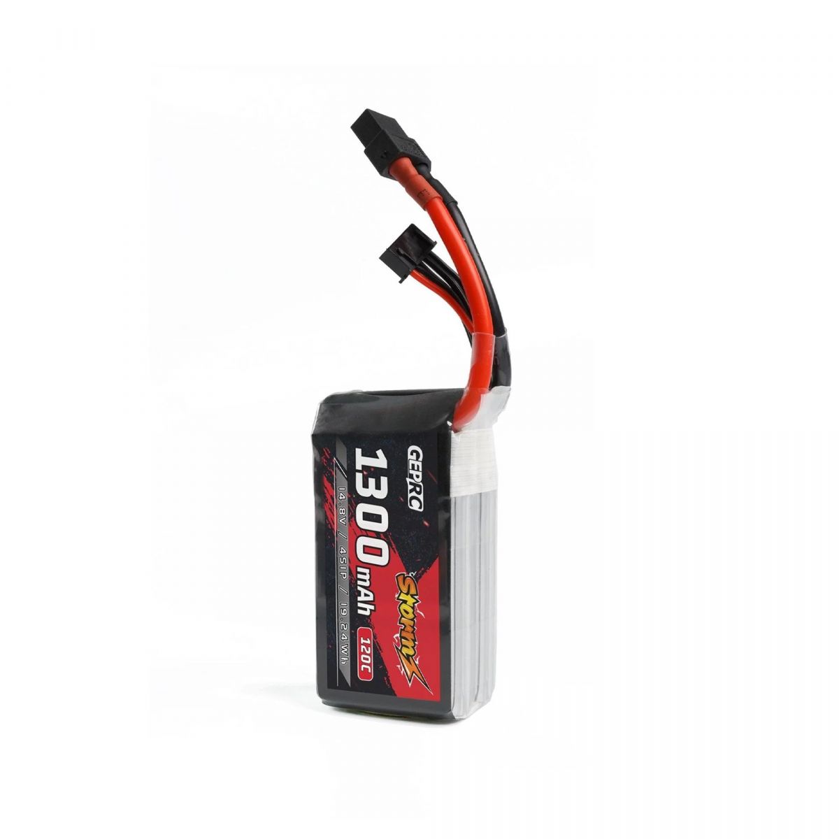 Аккумулятор GEPRC Storm 4S 1300mAh 120C Lipo для FPV дронов 3–5 дюймов, квадрокоптеров, фристайл Аккумулятор GEPRC Storm 4S 1300mAh 120C Lipo для FPV дронов 3–5 дюймов, квадрокоптеров, фристайл