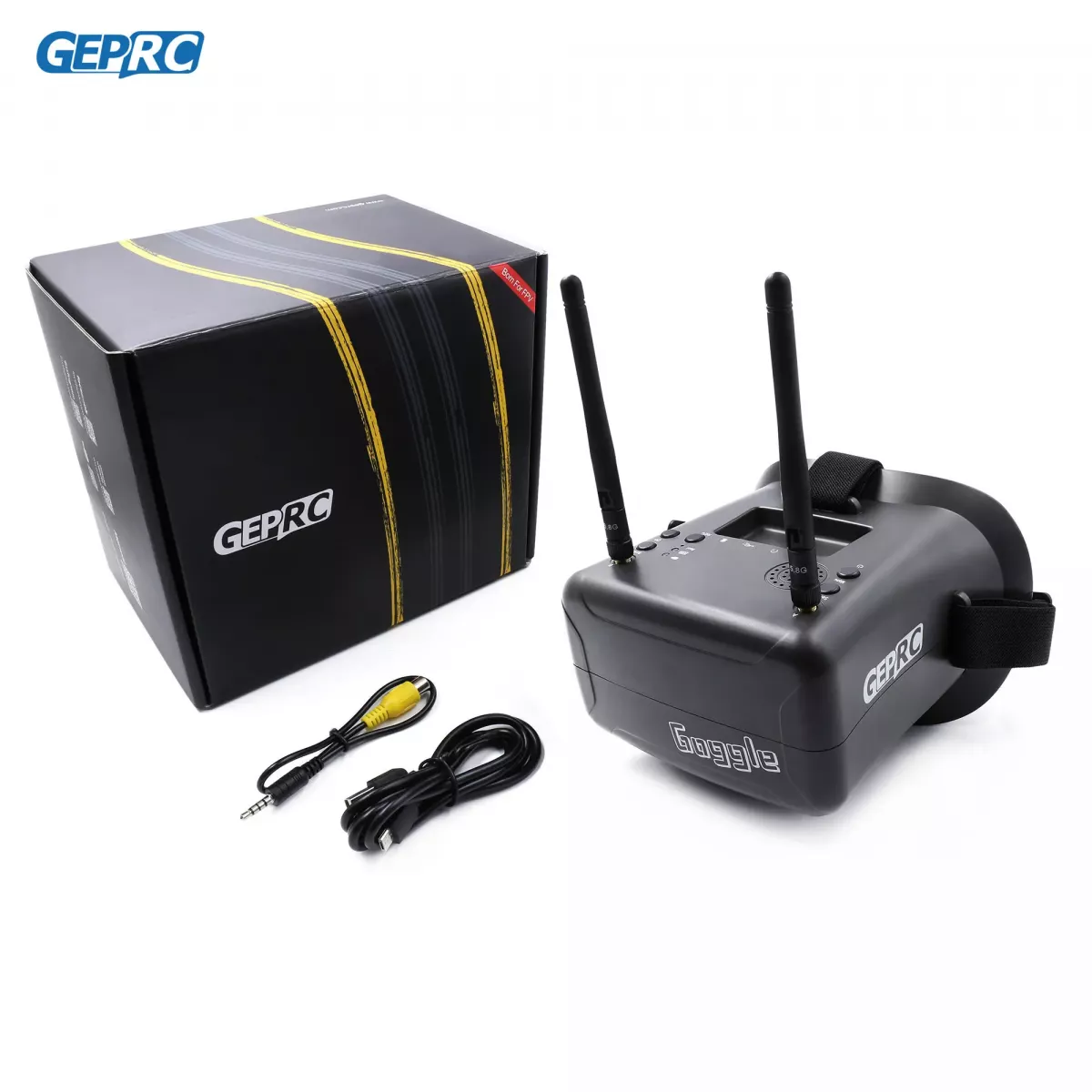 GEPRC FPV VRG1 Очки – 4.3" 800x480, 315г, 32ГБ, 2.5ч работы, FPV Goggle GEPRC FPV VRG1 Очки – 4.3" 800x480, 315г, 32ГБ, 2.5ч работы, FPV Goggle