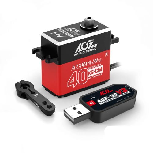 AGFRC A73BHLW V2 Серво - HV 40КГ Бесколлекторный Водонепроницаемый Серво для 1/10 RC моделей