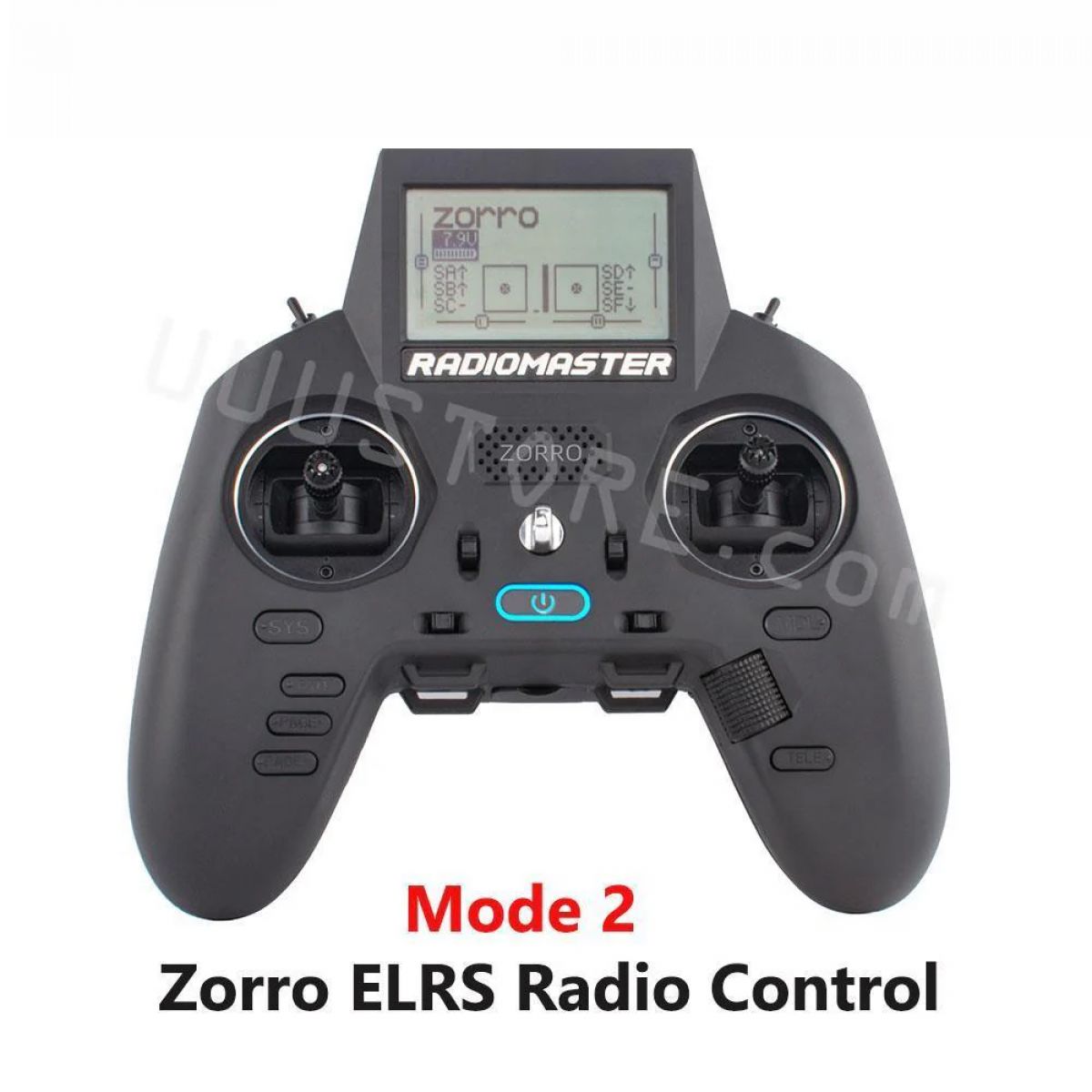 Передатчик RadioMaster ZORRO 2.4ГГц 16CH CC2500/4in1/ELRS Hall ЖК OpenTX Mode2 для FPV дрона Передатчик RadioMaster ZORRO 2.4ГГц 16CH CC2500/4in1/ELRS Hall ЖК OpenTX Mode2 для FPV дрона