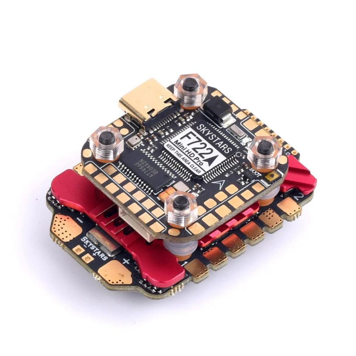 SKYSTARS F722FC & AM32 55A 4в1 ESC MINI 20×20мм Стек 3-6S Баро OSD LED DJI RC FPV Гоночный дрон SKYSTARS F722FC & AM32 55A 4в1 ESC MINI 20×20мм Стек 3-6S Баро OSD LED DJI RC FPV Гоночный дрон