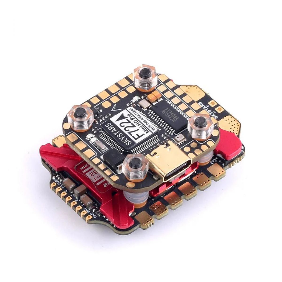 SKYSTARS F722FC & AM32 55A 4в1 ESC MINI 20×20мм Стек 3-6S Баро OSD LED DJI RC FPV Гоночный дрон SKYSTARS F722FC & AM32 55A 4в1 ESC MINI 20×20мм Стек 3-6S Баро OSD LED DJI RC FPV Гоночный дрон