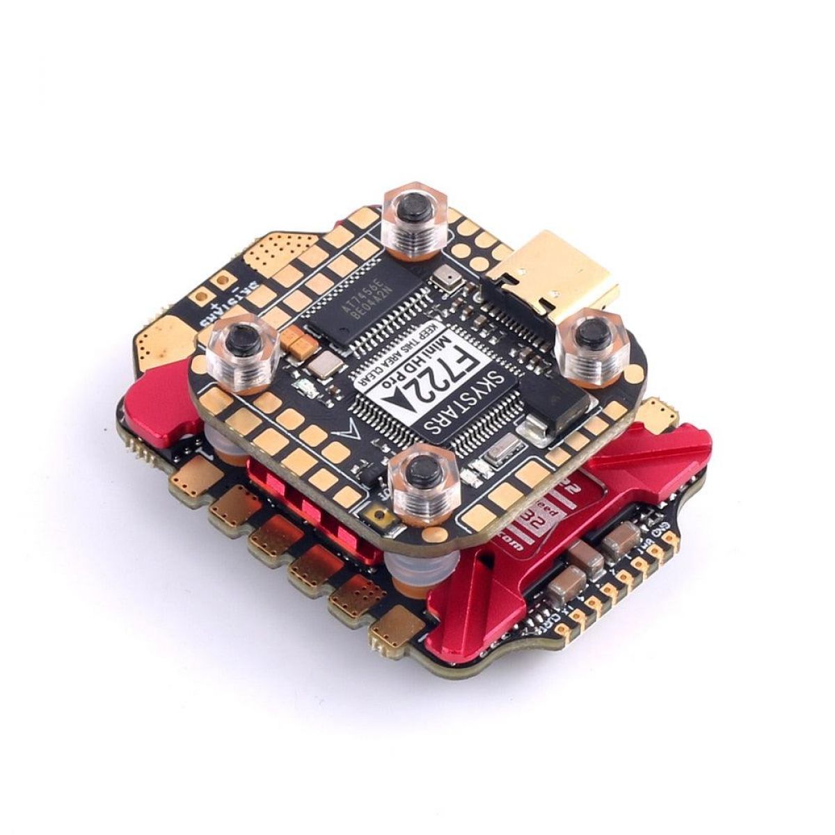 SKYSTARS F722FC & AM32 55A 4в1 ESC MINI 20×20мм Стек 3-6S Баро OSD LED DJI RC FPV Гоночный дрон SKYSTARS F722FC & AM32 55A 4в1 ESC MINI 20×20мм Стек 3-6S Баро OSD LED DJI RC FPV Гоночный дрон