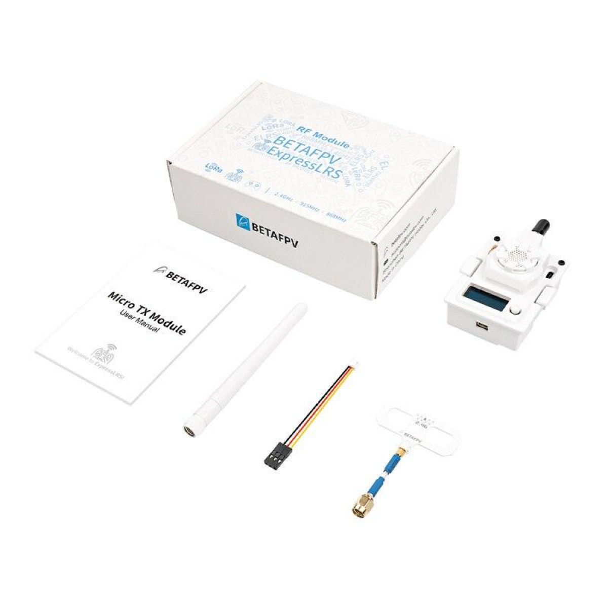 BETAFPV ExpressLRS ELRS - Микро RF TX модуль 2.4G/915/868 МГц WiFi OLED для TX16S TX12 X9D Q X7 Futaba FPV BETAFPV ExpressLRS ELRS - Микро RF TX модуль 2.4G/915/868 МГц WiFi OLED для TX16S TX12 X9D Q X7 Futaba FPV