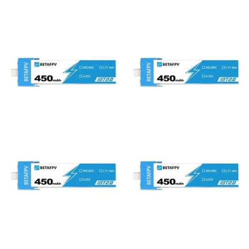 BETAFPV BT2.0 1S 450mAh 300mAh аккумулятор LiPo 4.35V 30C для гоночных FPV дронов, оригинал