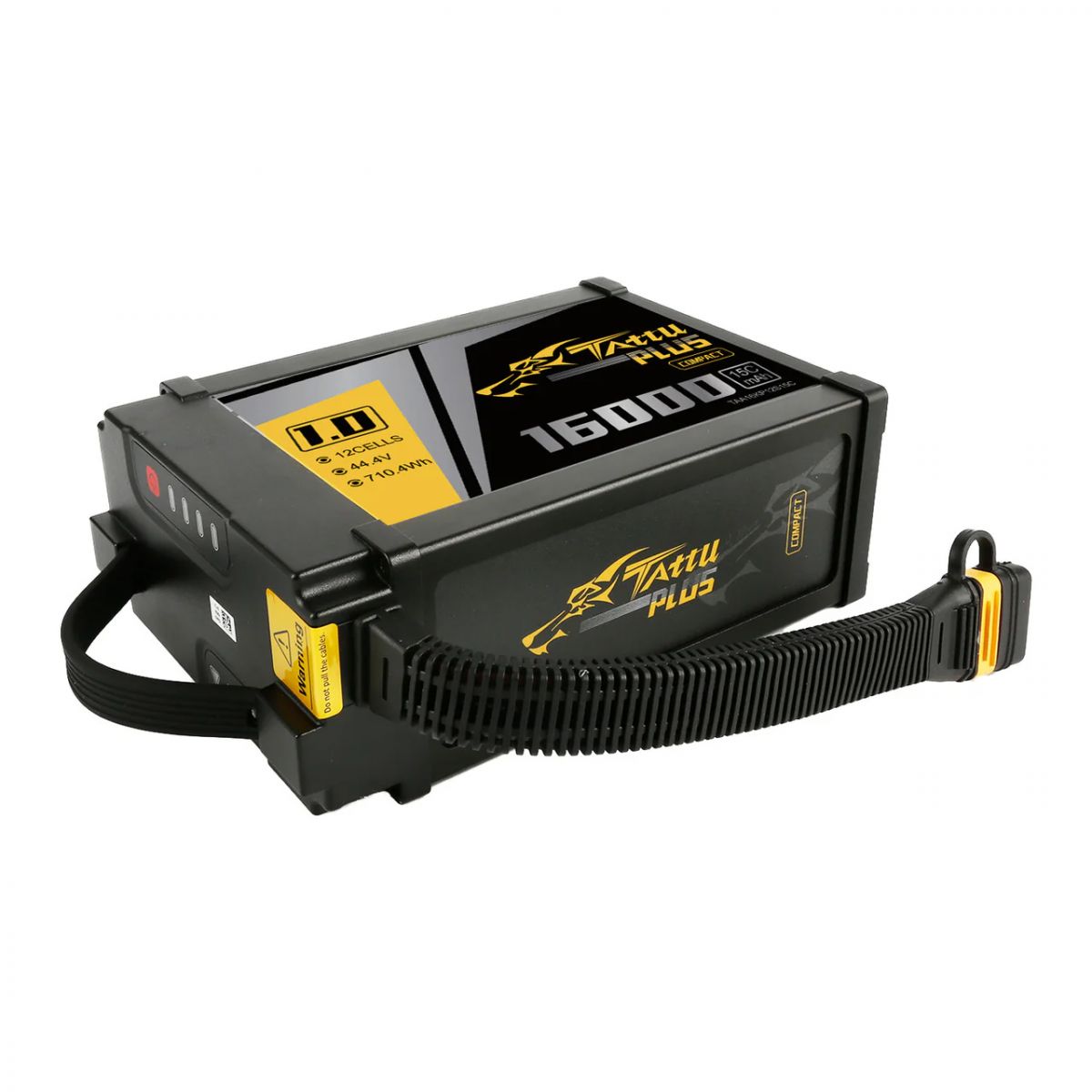 Tattu Plus 1.0 Компакт 16000мАч 44.4В 15C 12S1P LiPo смарт-аккумулятор с разъёмом AS150U Tattu Plus 1.0 Компакт 16000мАч 44.4В 15C 12S1P LiPo смарт-аккумулятор с разъёмом AS150U