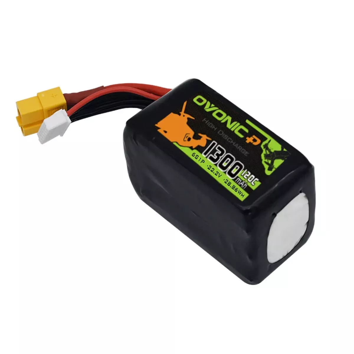 Аккумулятор LiPo Ovonic 4S/6S 14.8В/22.2В 1300мАч 100C/120C для дронов Аккумулятор LiPo Ovonic 4S/6S 14.8В/22.2В 1300мАч 100C/120C для дронов