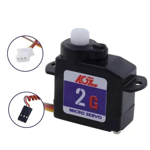 AGFRC C02CLS - цифровой суб-микро серво 2.2г, 0.06сек, 180°, пластик, для RC самолётов, вертолётов
