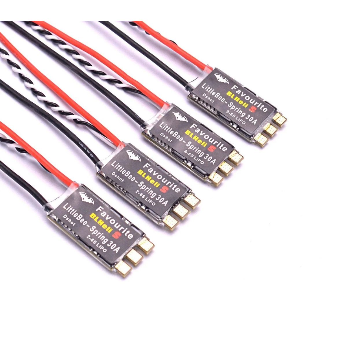 Бесколлекторный мотор RS2205 2300KV 2205 CW/CCW и ESC FVT Littlebee 30A BLHeli-s для FPV квадрокоптера Бесколлекторный мотор RS2205 2300KV 2205 CW/CCW и ESC FVT Littlebee 30A BLHeli-s для FPV квадрокоптера