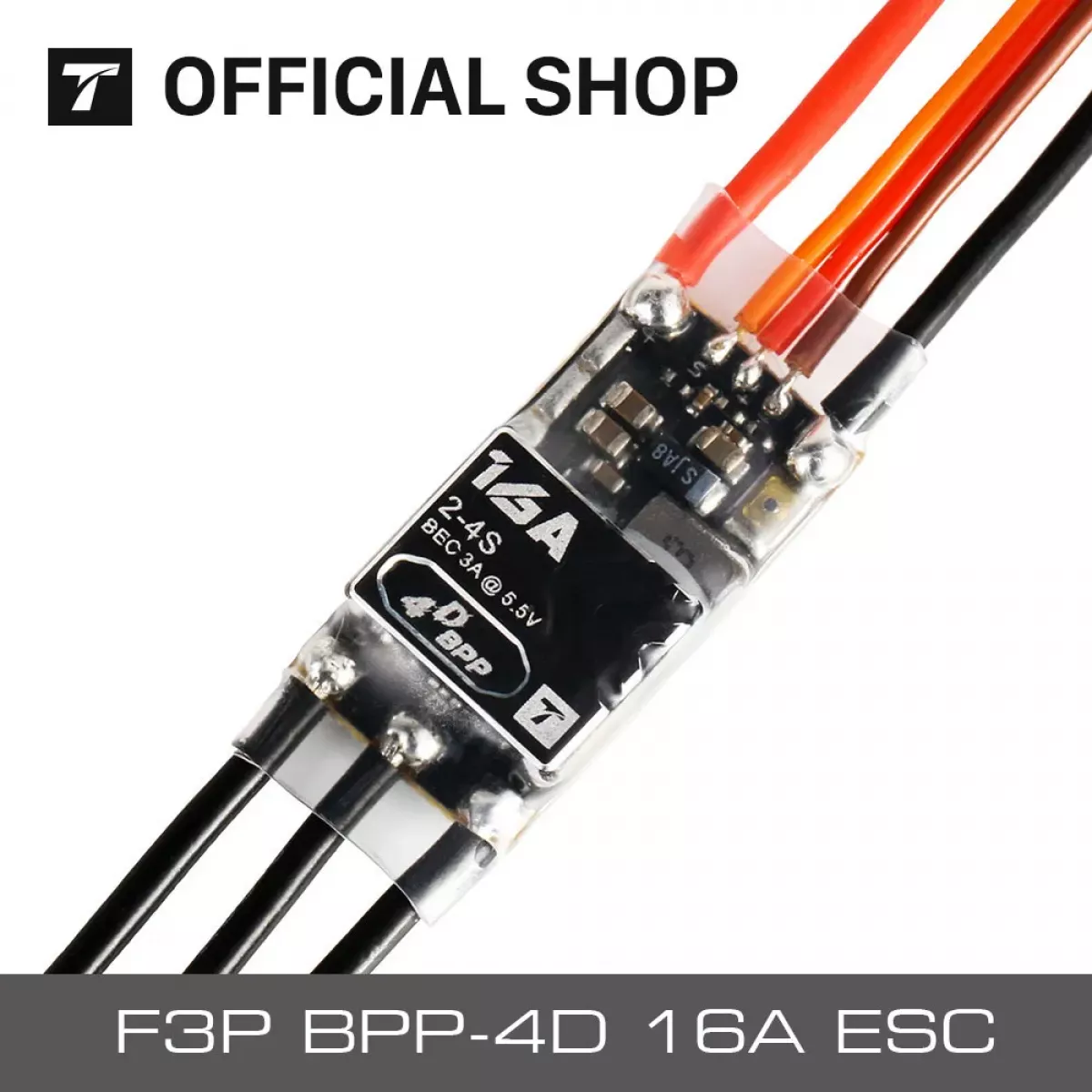 Регулятор скорости T-motor F3P BPP-4D 16A ESC для FPV моторов фристайл-дронов Регулятор скорости T-motor F3P BPP-4D 16A ESC для FPV моторов фристайл-дронов