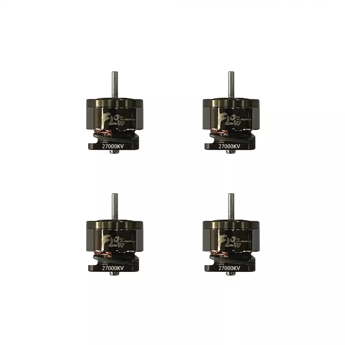 Комплект 4 мотора NewBeeDrone Flow 0702 27000KV Dual Ball Bearing 1S для Whoop FPV Комплект 4 мотора NewBeeDrone Flow 0702 27000KV Dual Ball Bearing 1S для Whoop FPV