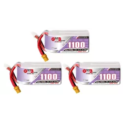 Аккумулятор GNB 15.2В 4S HV 1100мАч 60C/120C Lipo для дрона, квадрокоптера, FPV, вертолёта