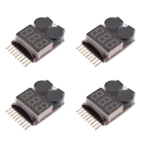 BX100 1S-8S Вольтметр-тестер, индикатор-будильник для LiPo аккумуляторов 3.7V/7.4V/11.1V RC дрона