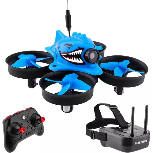 FPV-дрон Makerfire Micro RTF Tiny Whoop с FPV-очками, 1000TVL камерой и удержанием высоты