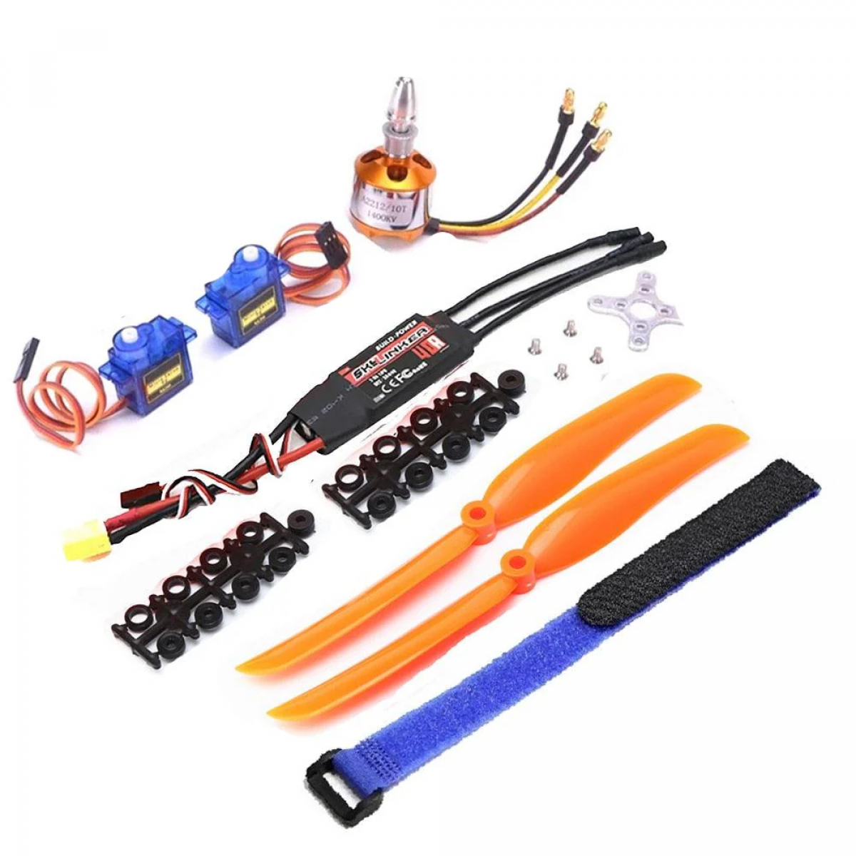 Бесколлекторный мотор A2212 1000KV/1400KV/2200KV, ESC 30A/40A BLheli, SG90 9G серво для RC самолёта Бесколлекторный мотор A2212 1000KV/1400KV/2200KV, ESC 30A/40A BLheli, SG90 9G серво для RC самолёта