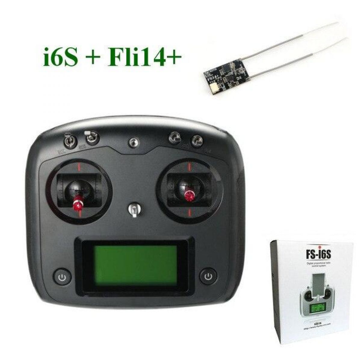 Передатчик FS-i6S Flysky 10CH 2.4G с приёмником FS-iA6B/FS-IA10B для квадрокоптеров и FPV Racing Передатчик FS-i6S Flysky 10CH 2.4G с приёмником FS-iA6B/FS-IA10B для квадрокоптеров и FPV Racing