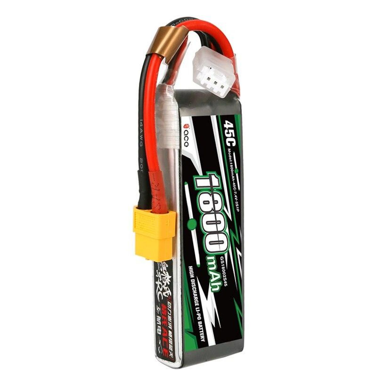 Аккумулятор LiPo Gens ace RFLY 1800/2000/2200mAh 2S-4S 7.4-11.1V 20C-45C с разъёмом T/XT60 для FPV дронов Аккумулятор LiPo Gens ace RFLY 1800/2000/2200mAh 2S-4S 7.4-11.1V 20C-45C с разъёмом T/XT60 для FPV дронов