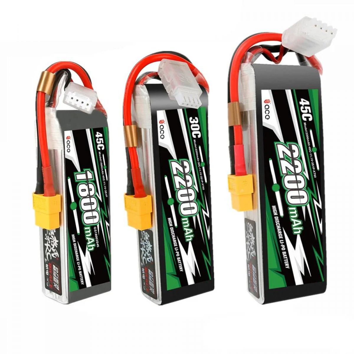 Аккумулятор LiPo Gens ace RFLY 1800/2000/2200mAh 2S-4S 7.4-11.1V 20C-45C с разъёмом T/XT60 для FPV дронов Аккумулятор LiPo Gens ace RFLY 1800/2000/2200mAh 2S-4S 7.4-11.1V 20C-45C с разъёмом T/XT60 для FPV дронов