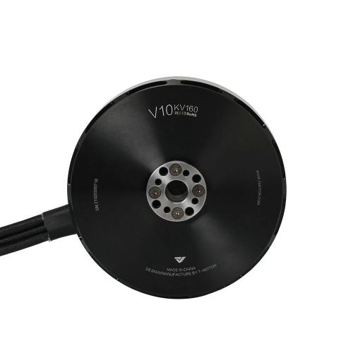 Бесколлекторный мотор T-motor V10 KV160 12S 120CC 28кг тяга для мультикоптеров и квадрокоптеров