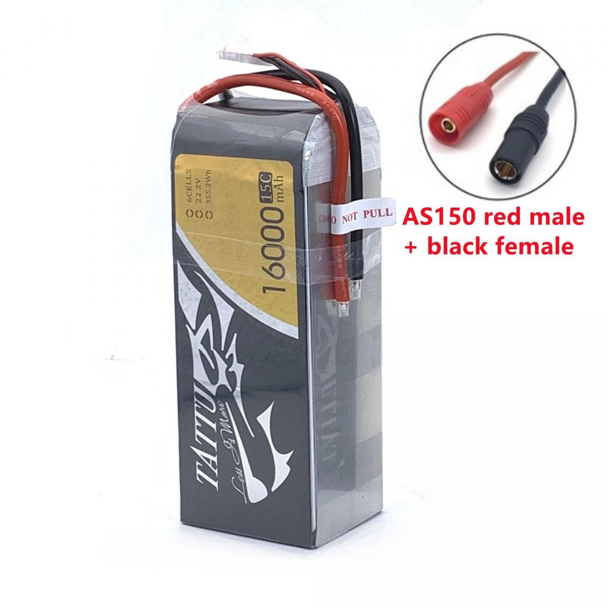 Аккумулятор TATTU 16000mAh 22.2V 6S LiPO 25C для FPV дрона, гексакоптера, октокоптера, агродрона Аккумулятор TATTU 16000mAh 22.2V 6S LiPO 25C для FPV дрона, гексакоптера, октокоптера, агродрона