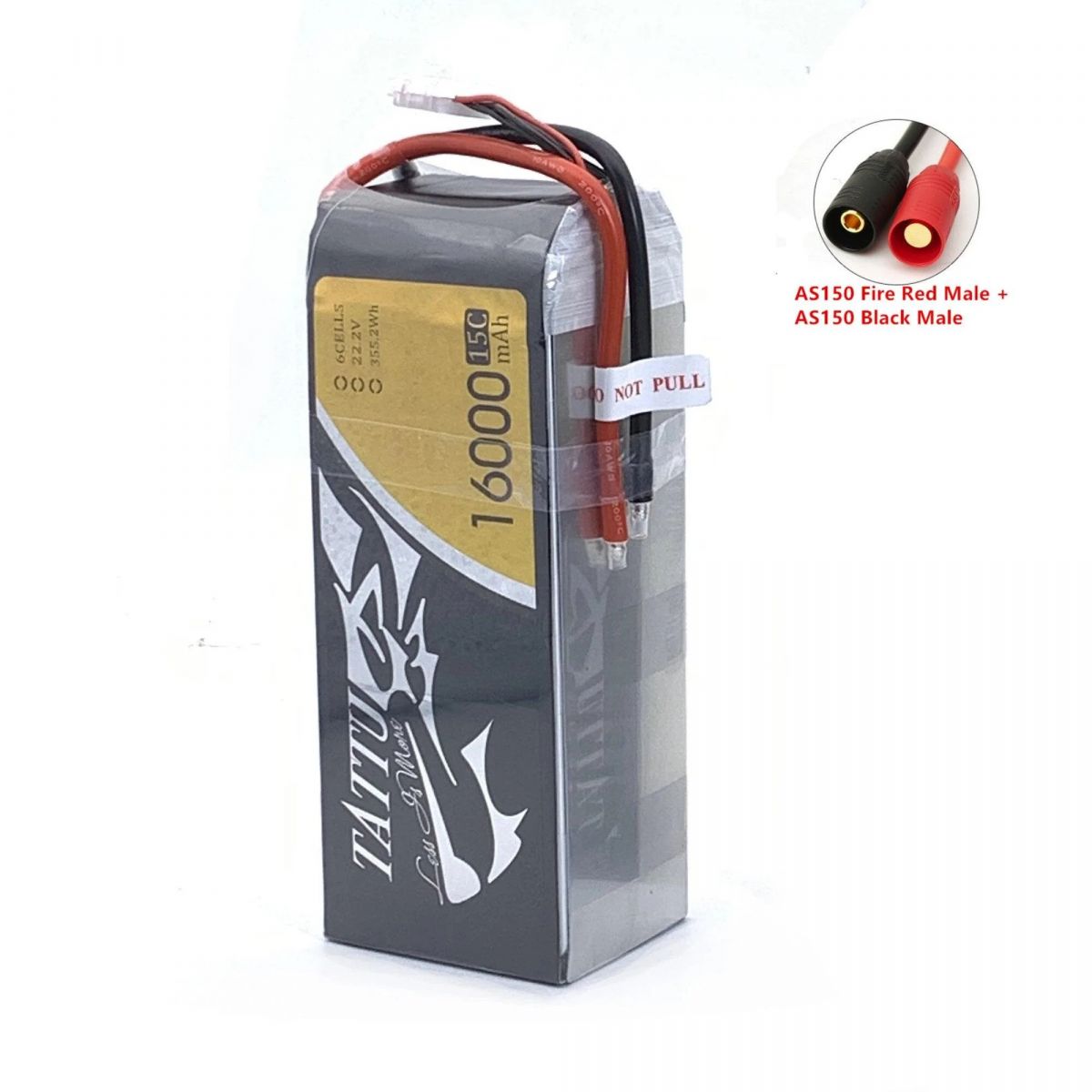 Аккумулятор TATTU 16000mAh 22.2V 6S LiPO 25C для FPV дрона, гексакоптера, октокоптера, агродрона Аккумулятор TATTU 16000mAh 22.2V 6S LiPO 25C для FPV дрона, гексакоптера, октокоптера, агродрона