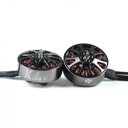 Бесколлекторный мотор FLASHHOBBY K2004 V2 1750KV-3150KV 3-6S для FPV дронов 3-5 дюймов