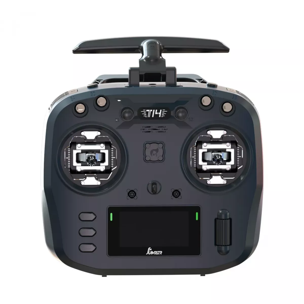 Аппаратура Jumper T14 2.4ГГц/915МГц 1Вт ELRS VS-M CNC Hall OLED 2.42" EdgeTX для FPV дронов Аппаратура Jumper T14 2.4ГГц/915МГц 1Вт ELRS VS-M CNC Hall OLED 2.42" EdgeTX для FPV дронов