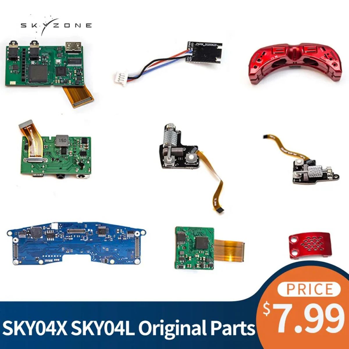 Оригинальные запчасти для FPV-очков SKYZONE SKY04X SKY04L — апгрейд, замена, ремонт Оригинальные запчасти для FPV-очков SKYZONE SKY04X SKY04L — апгрейд, замена, ремонт