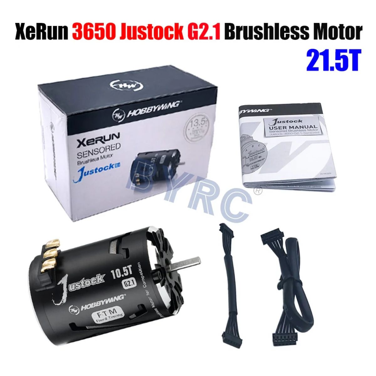 Бесщеточный мотор HOBBYWING XR10 XeRun Justock 3650 G2.1 (10.5T-25.5T) для гоночных моделей Бесщеточный мотор HOBBYWING XR10 XeRun Justock 3650 G2.1 (10.5T-25.5T) для гоночных моделей