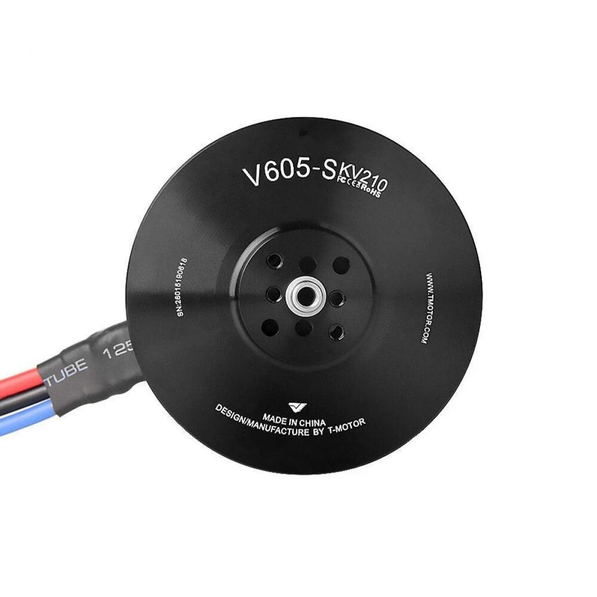 Бесколлекторный мотор T-motor V605-S KV210 12S, 8 кг тяги для мультикоптеров и VTOL квадрокоптеров Бесколлекторный мотор T-motor V605-S KV210 12S, 8 кг тяги для мультикоптеров и VTOL квадрокоптеров