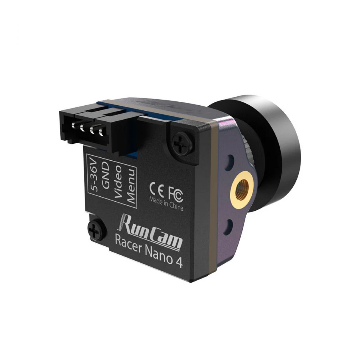 RunCam Racer Nano 4 - FPV камера 1200TVL, FOV 160°, Super WDR, NTSC/PAL, аналоговая RunCam Racer Nano 4 - FPV камера 1200TVL, FOV 160°, Super WDR, NTSC/PAL, аналоговая