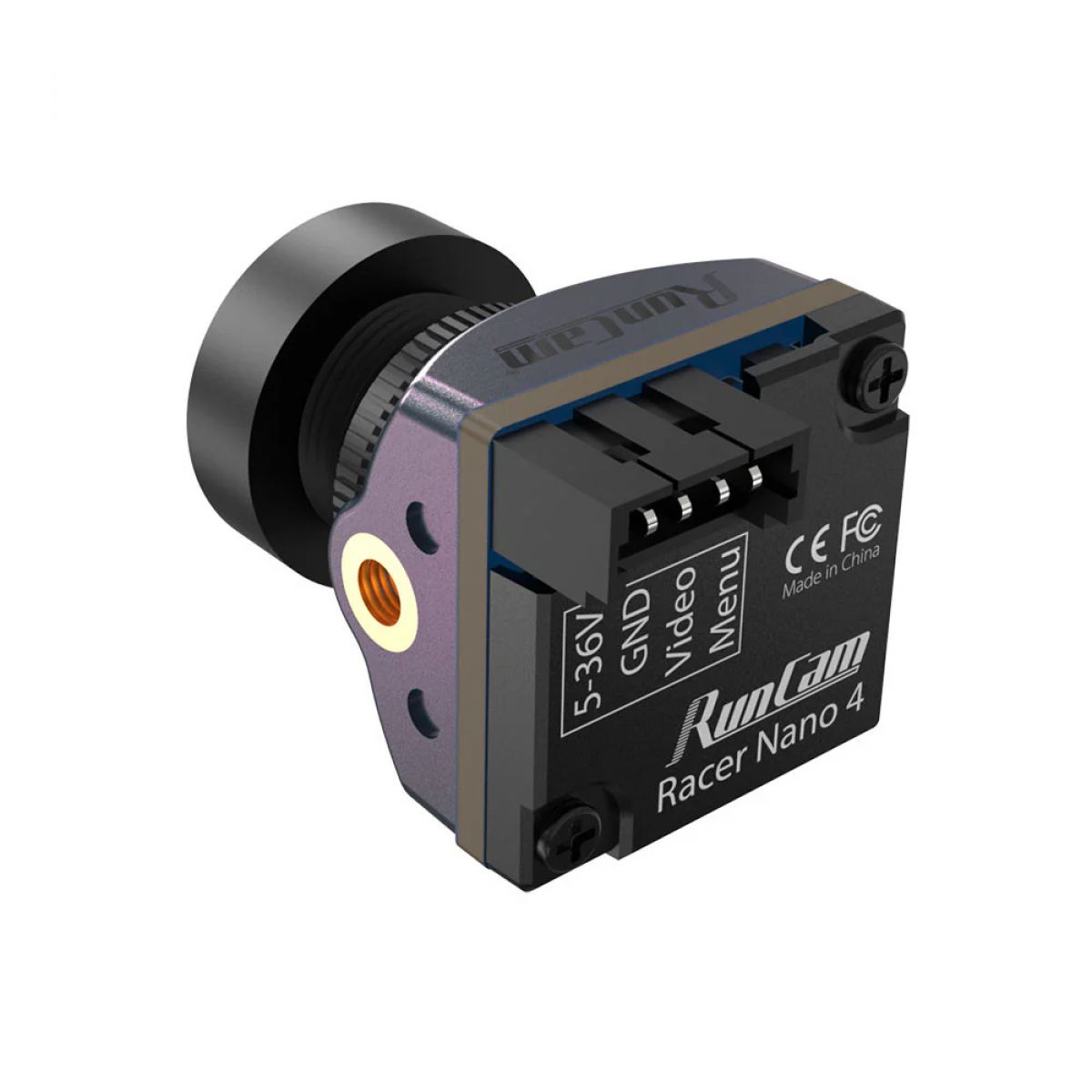 RunCam Racer Nano 4 - FPV камера 1200TVL, FOV 160°, Super WDR, NTSC/PAL, аналоговая RunCam Racer Nano 4 - FPV камера 1200TVL, FOV 160°, Super WDR, NTSC/PAL, аналоговая